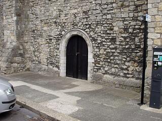 Castle Vault, Western Esplanade - door to vault, 21.6.09,  © I Peckham