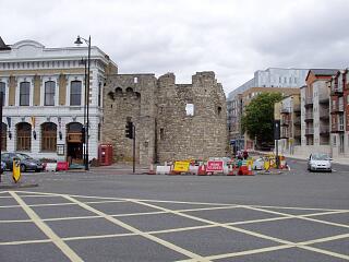 Remains of Watergate Tower, Town Quay, 30/8/09,  © I Peckham