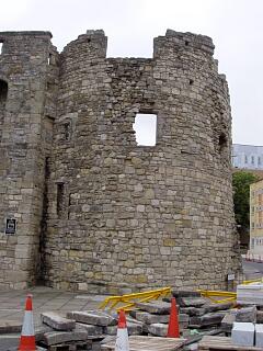 Watergate Tower remains, Town Quay, 30.8.09 (camera date not set),  © I Peckham